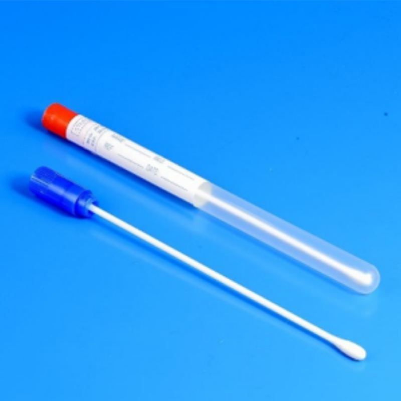 Écouvillon stérile en tube plastique avec tige en PS/PP