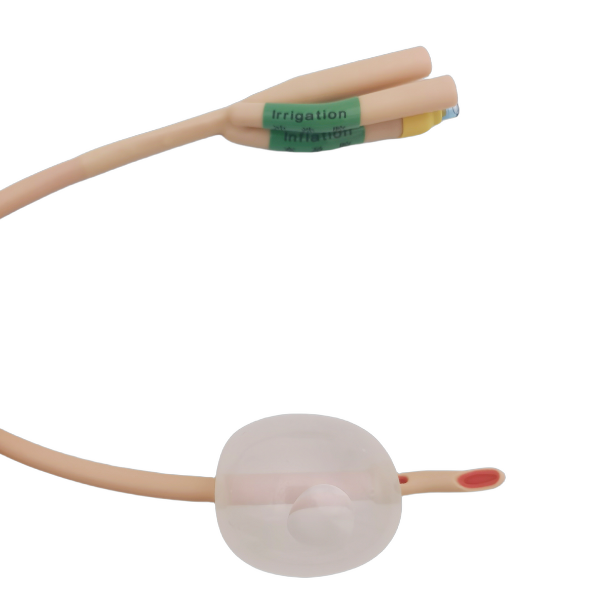 Sonde à ballonnet 3 voies en latex armé 50ml à 80ml