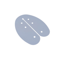 Innere Nasenschiene mit zwei Klappen