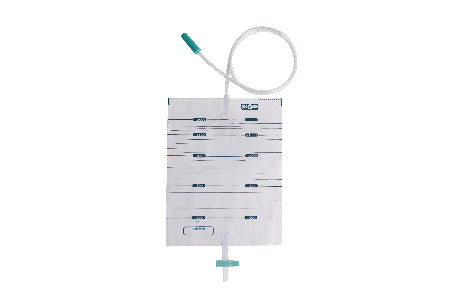 Sistema fechado de drenagem urinária 2000mL com sonda de silicone com balão