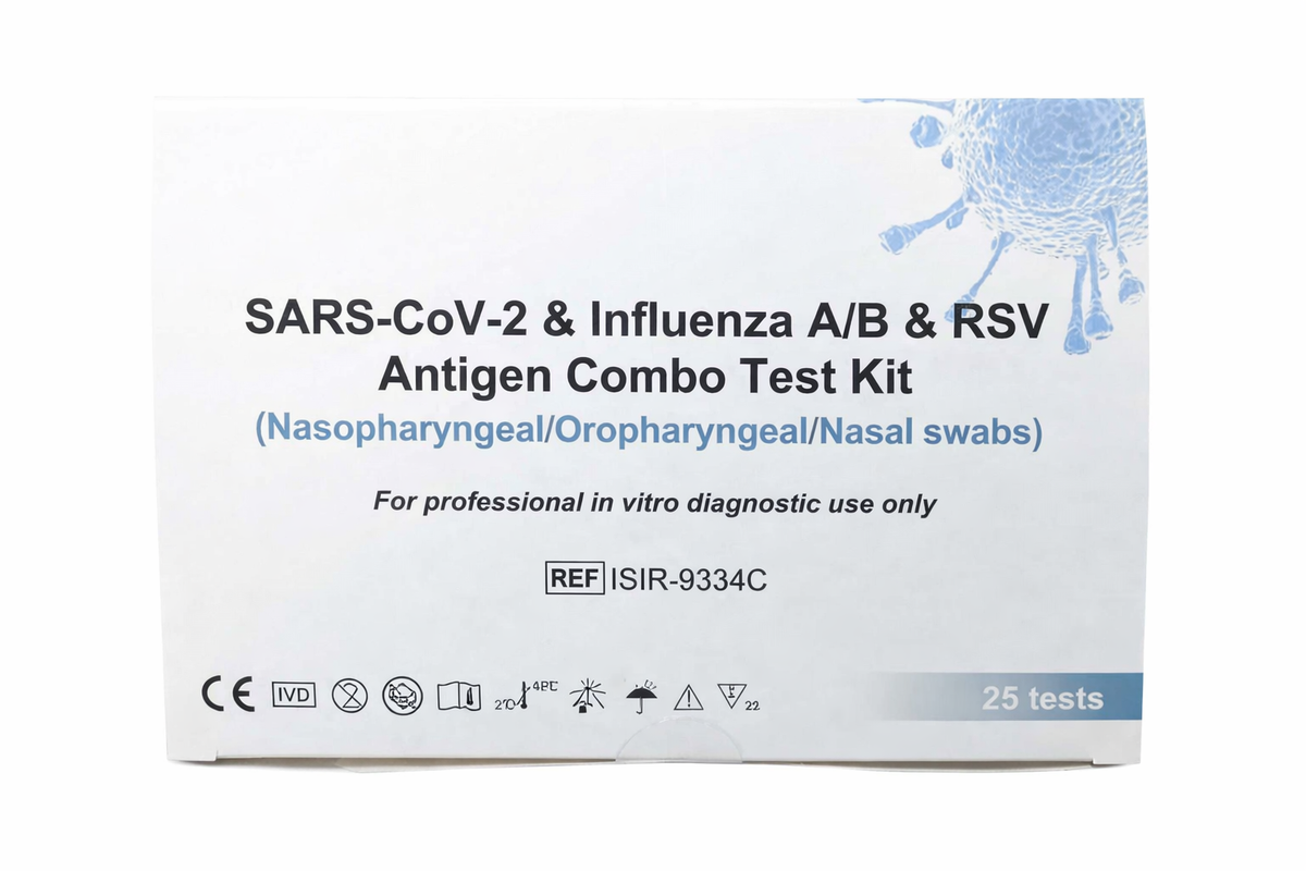 Test antigénico de uso profesional Triplex COVID / GRIPE A&B / VRS para niños
