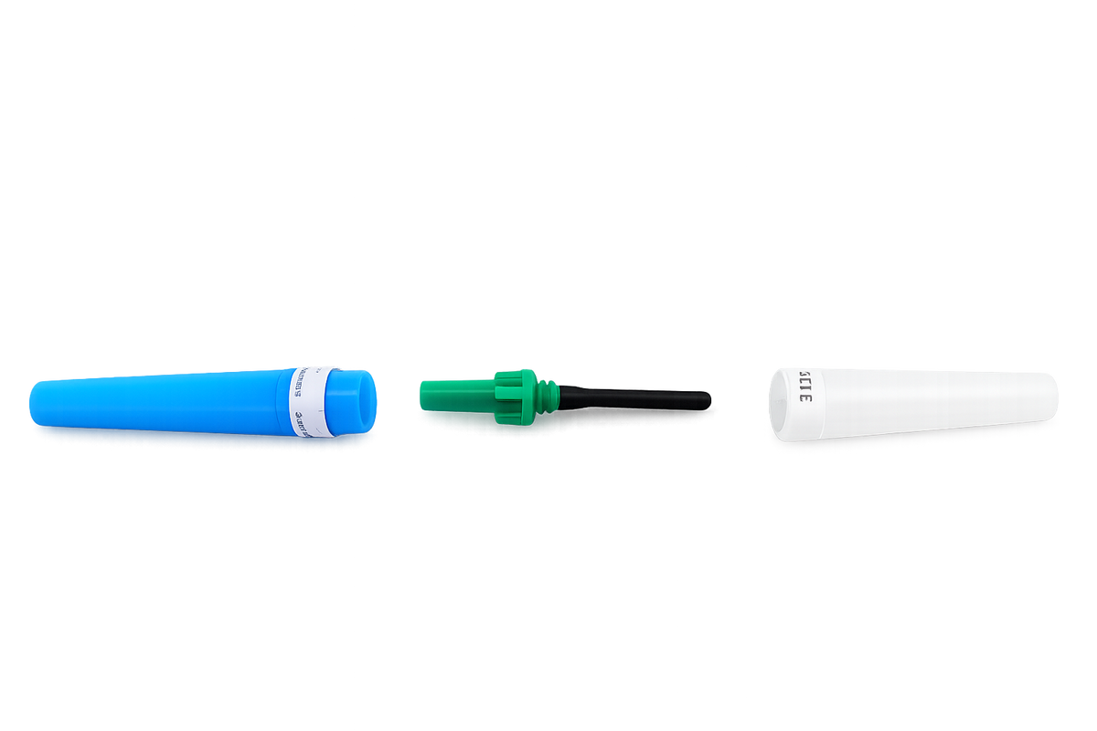Adaptador Luer para colheita de sangue