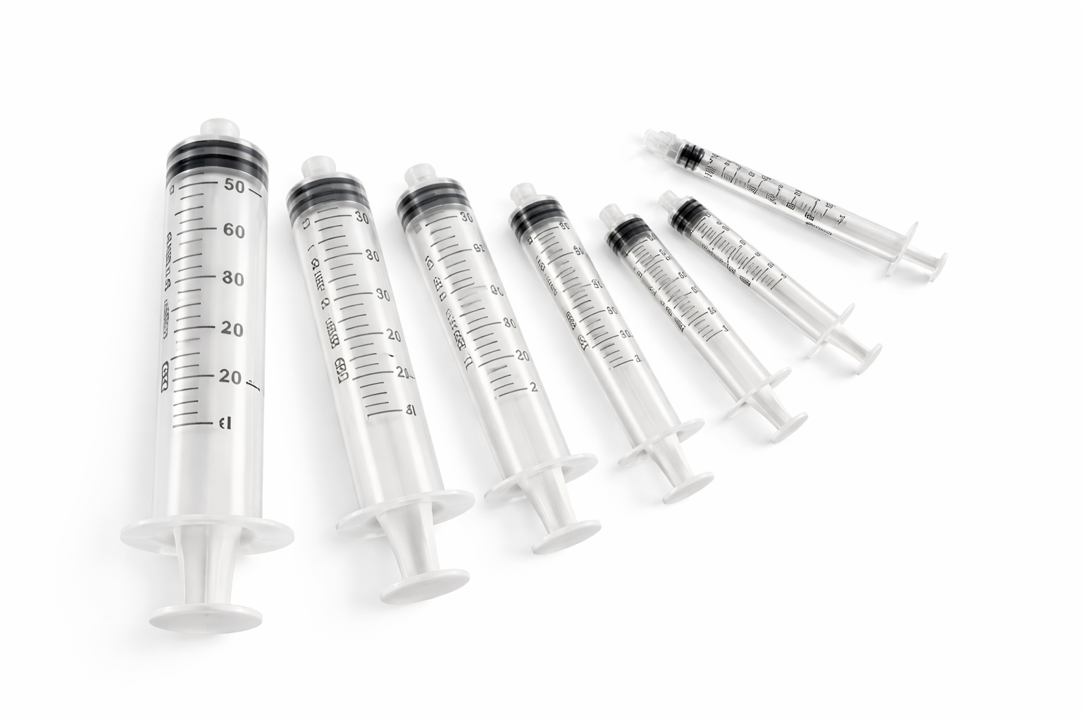Seringues 3 pièces Luer Lock 50-60ML