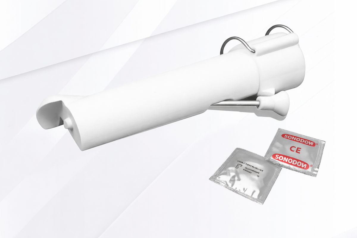 Guia de agulha para biópsia da próstata