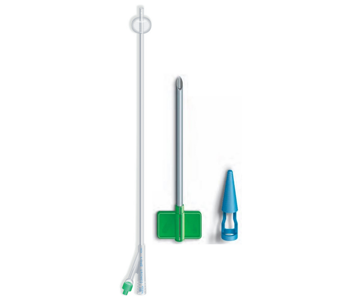 Set de drainage sus-pubien avec sonde de Foley 100% silicone