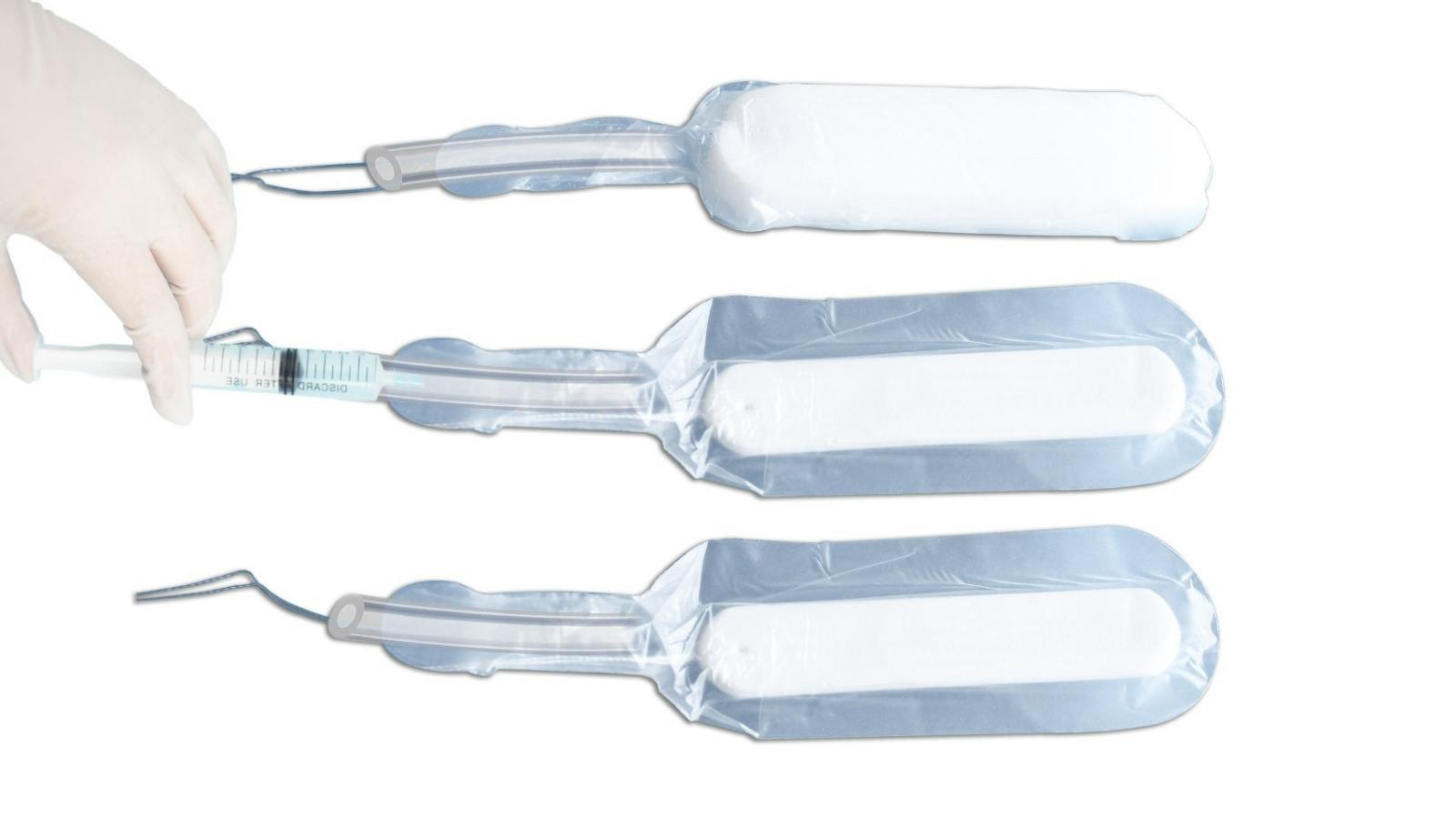 Tampon nasal laminé