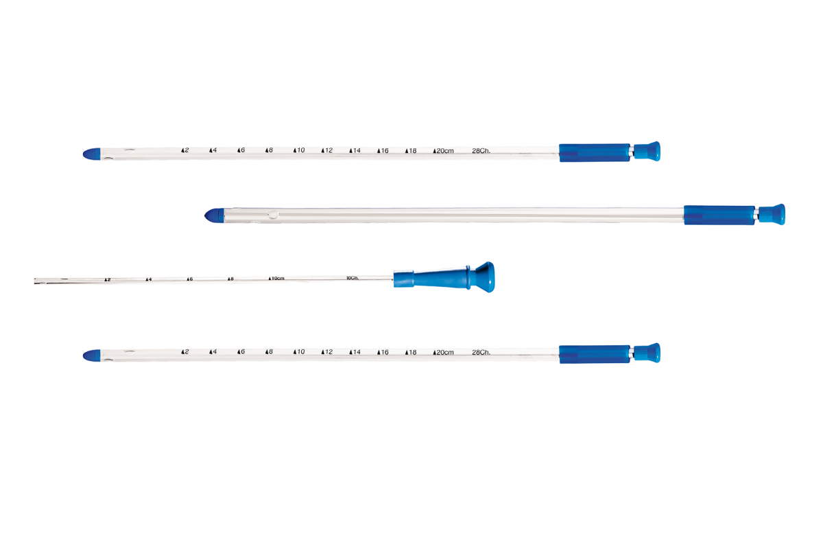 CATHETER TROCART THORACIQUE