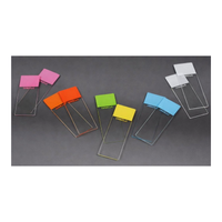 lame pour microscope - avec zone colorée