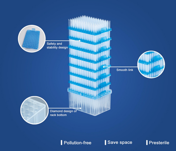 Universal low retention tips rack REFILL | Tips & Filter Tips PAKGENT ...
