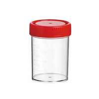 Bulk non-sterile polystyrene urine collection bottle
