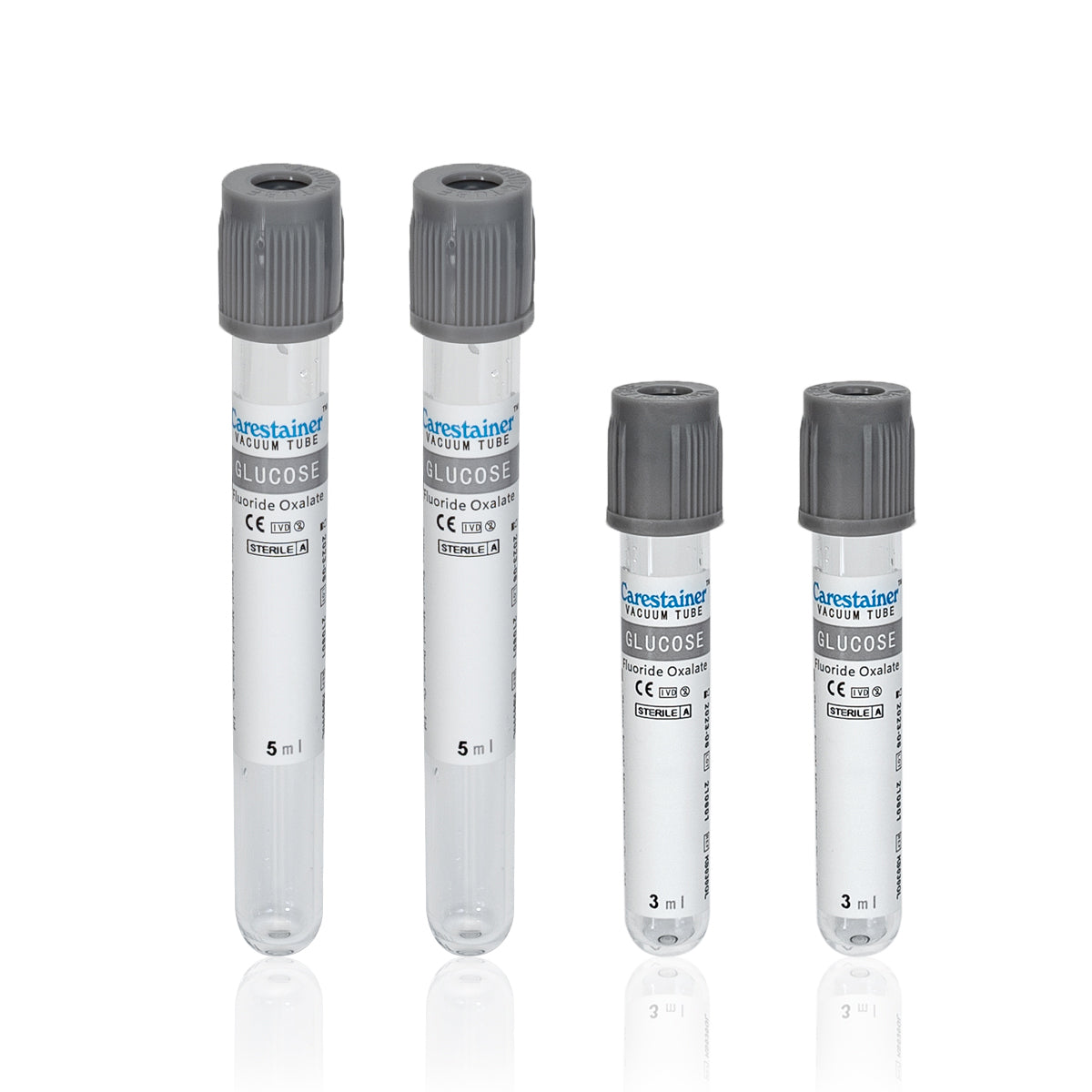 Vacuum Collection Tube Carestainer™ Tube for Glucose and Lactate Determination