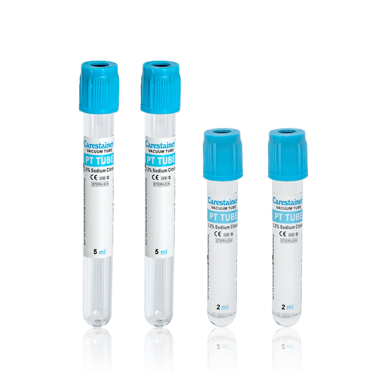 Carestainer™ Tubo de recolección al vacío Tubo de citrato para pruebas de coagulación - 9NC Citrato de sodio / CTAD 