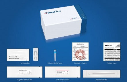 TEST ANTIGÉNIQUE COMBO COVID / GRIPPE A&B FLOWFLEX™, Test antigénique  Combo Covid / Grippe